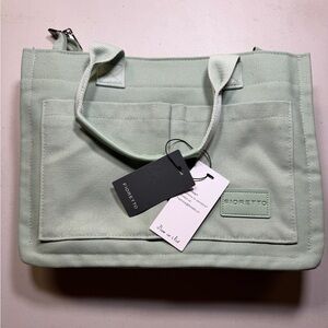 Light Green Canvas Tote